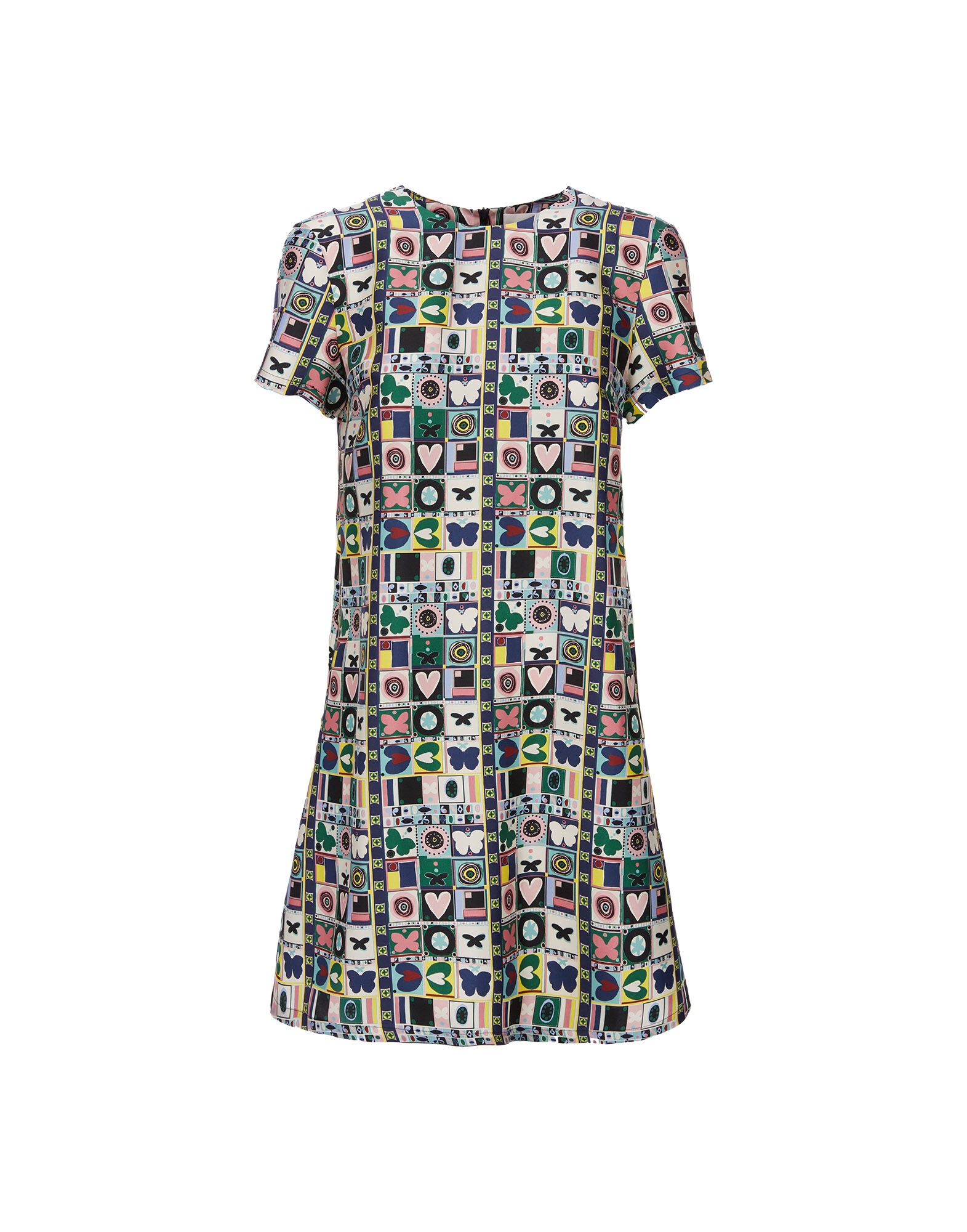 LaDoubleJ Mini Swing Dress Francobollo DRE0159SIL001FRA0001