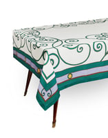 La DoubleJ Large Tablecloth Cortile Lilac TBC0003LIN001CRL0008