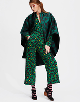 LaDoubleJ Cropped Anna Pants LaDoubleJ Cropped Anna Pants Flower Leopard Verde TRO0021VIS001FLL0002