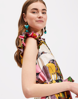 LaDoubleJ Short And Sassy Dress LaDoubleJ Short And Sassy Dress Big Flower DRE0003SIL001BFL0001