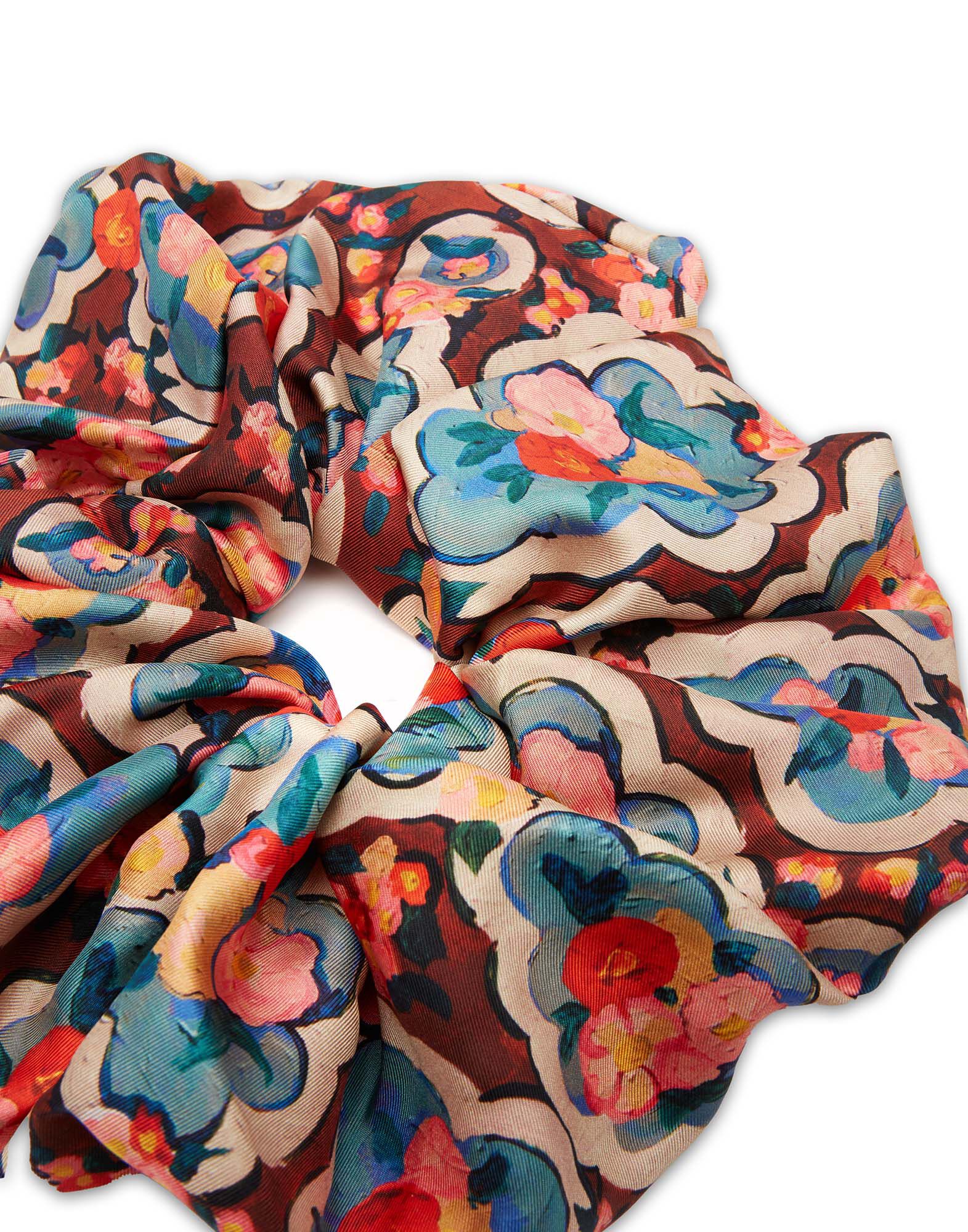 La DoubleJ Giga Scrunchie Matisse SCR0003SIL001MAT0001