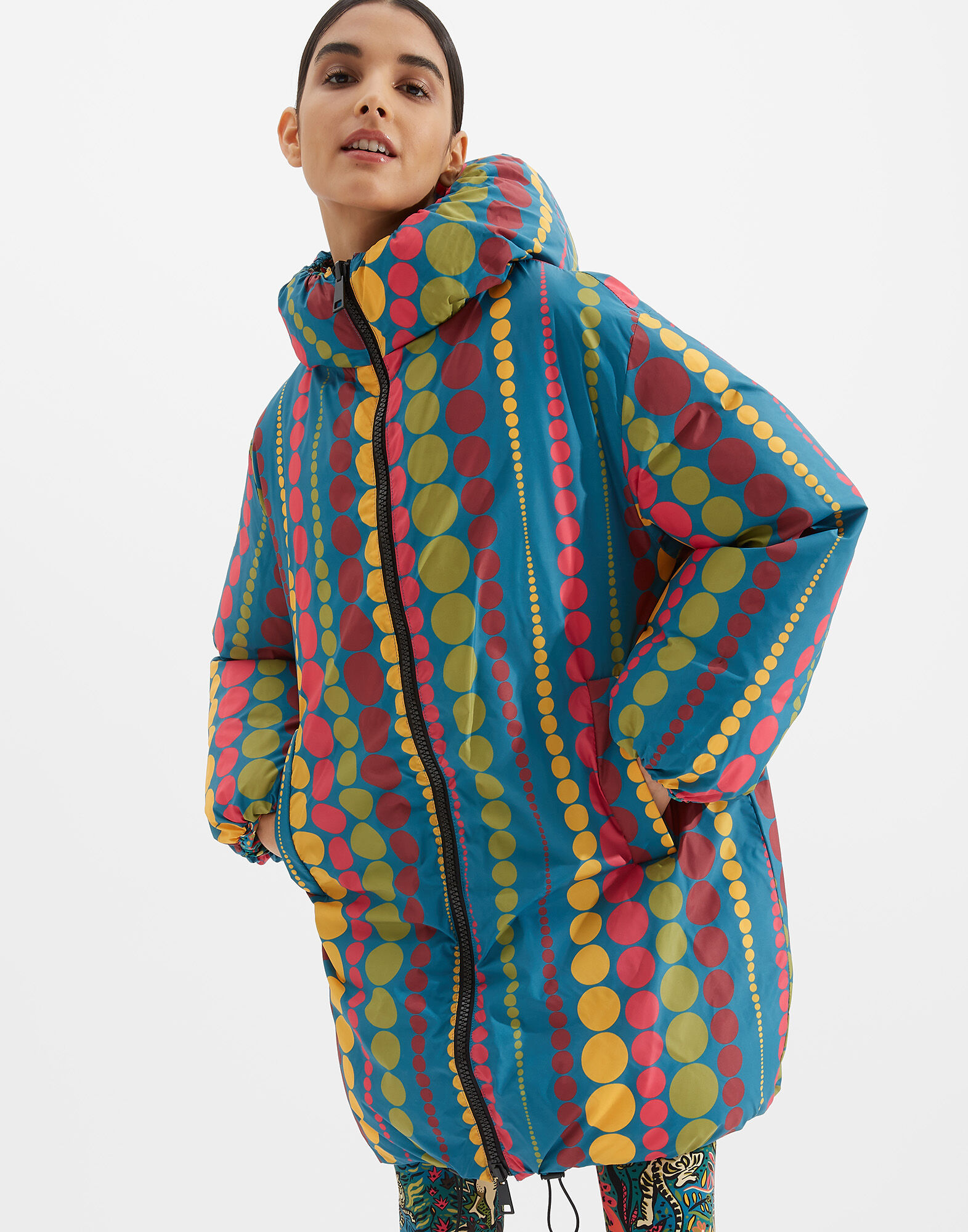 LaDoubleJ Cocoon Puffer Giungla DOW0004NYL003GIU0001