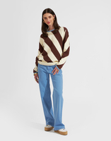 La DoubleJ Veneziana Sweater La DoubleJ Veneziana Sweater Chocolate PUL0154KNI086VA176BR07