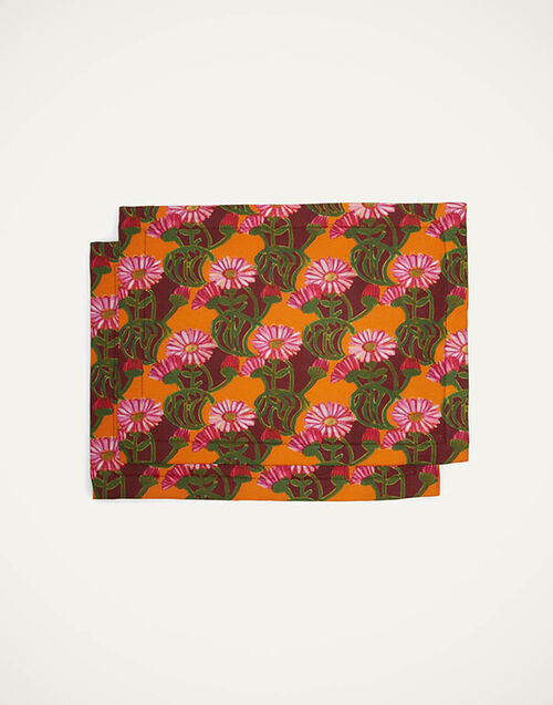 La DoubleJ Placemat Set Of 2 Como Gerber Small TBM0001LIN005GER0009