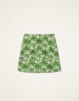 La DoubleJ Short Skirt La DoubleJ Short Skirt Tropicana White SKI0027JCQ112TRC03WH01