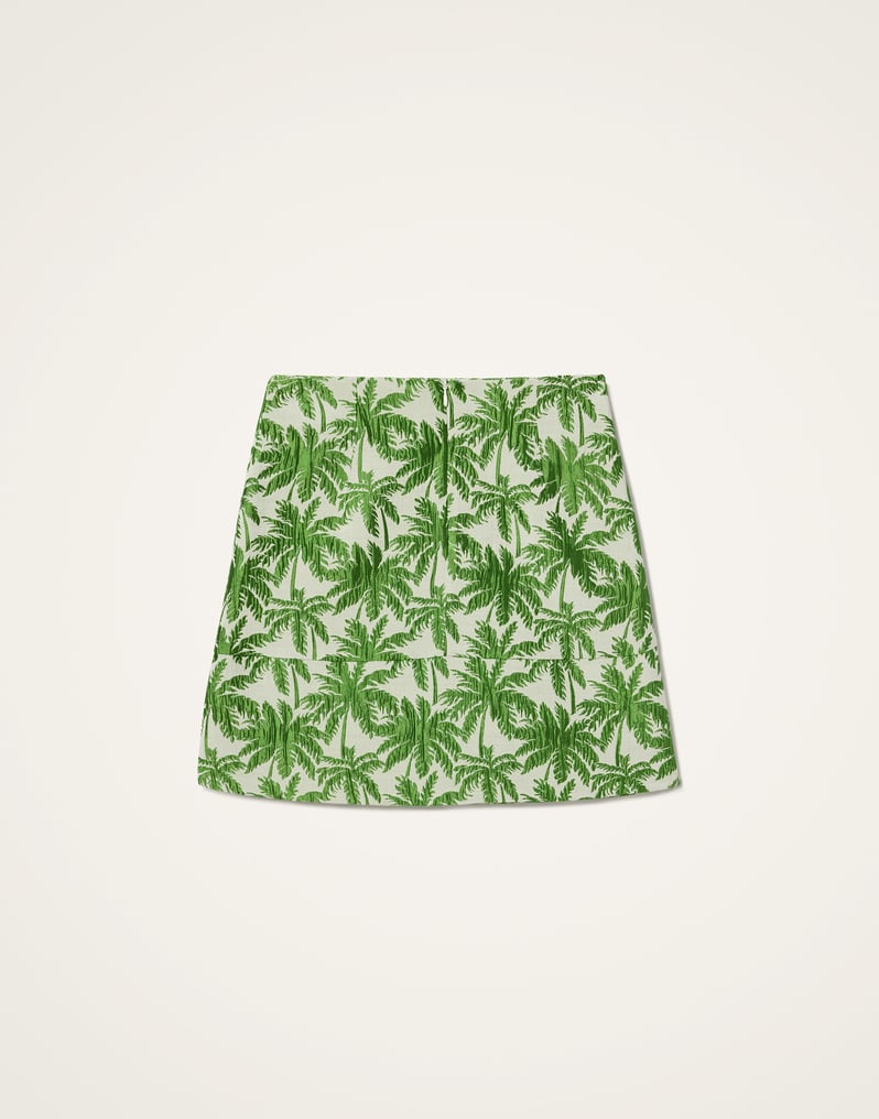 La DoubleJ Short Skirt La DoubleJ Short Skirt Tropicana White SKI0027JCQ112TRC03WH01