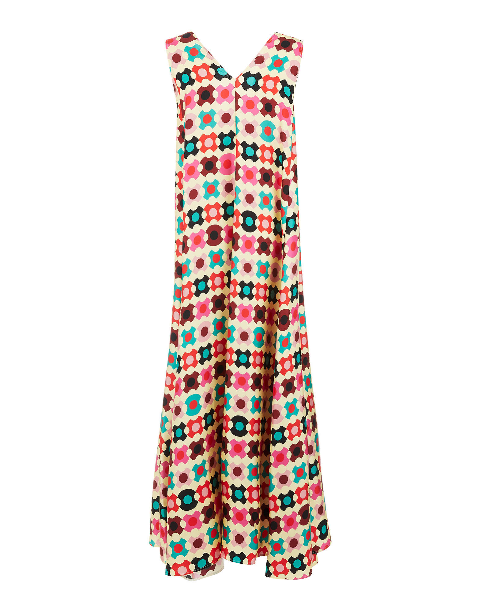 LaDoubleJ Tent Dress Groovy Dot Giallo DRE0242SIL001GRO0003