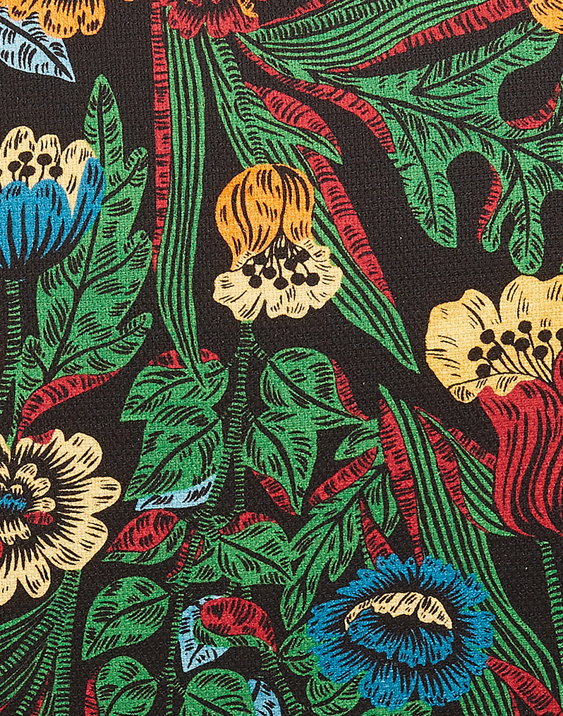 La DoubleJ Cushion With Fringes (50X50) La DoubleJ Cushion With Fringes (50X50) Night Garden Bianco CUS0009COT005GAR0003