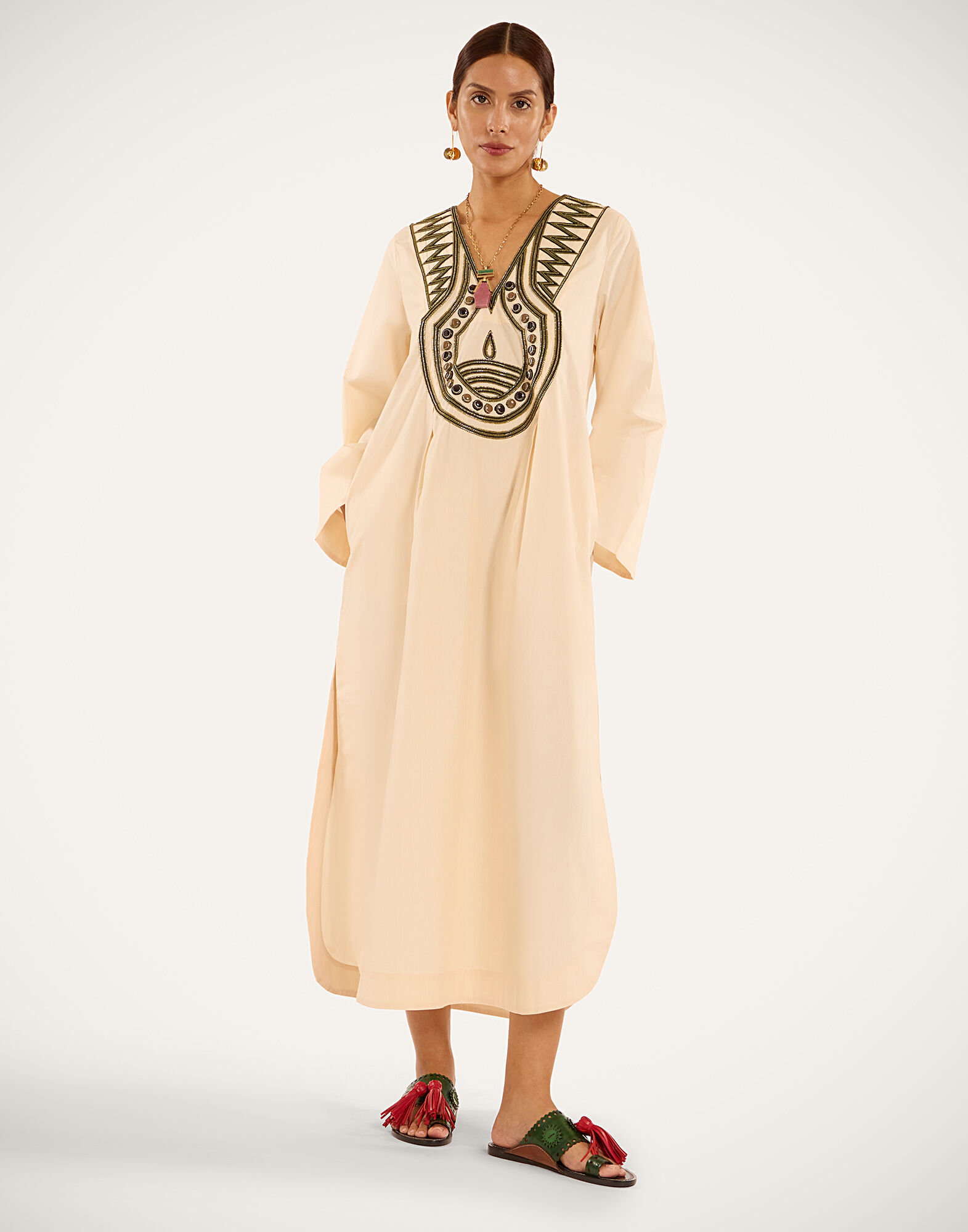 La DoubleJ Twin Flame Dress Solid Pale Pink DRE1109COT082SOLIDPI02