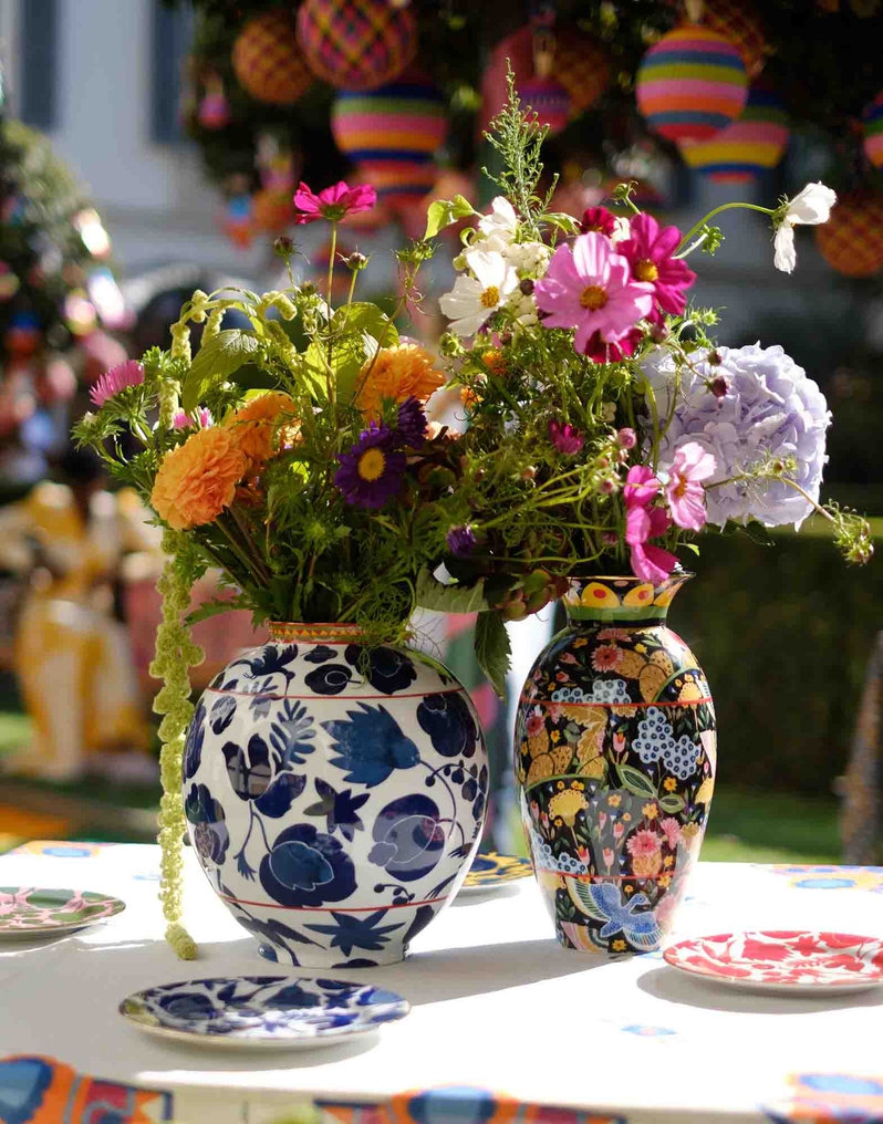 La DoubleJ Big Bubble Vase La DoubleJ Big Bubble Vase Wildbird Blu VAS0002CER001CER0001