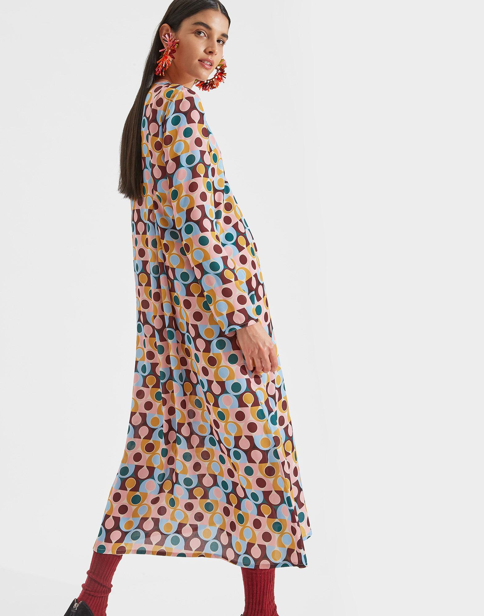 LaDoubleJ V Trapezio Dress Gumball DRE0127DBG001GUM0001