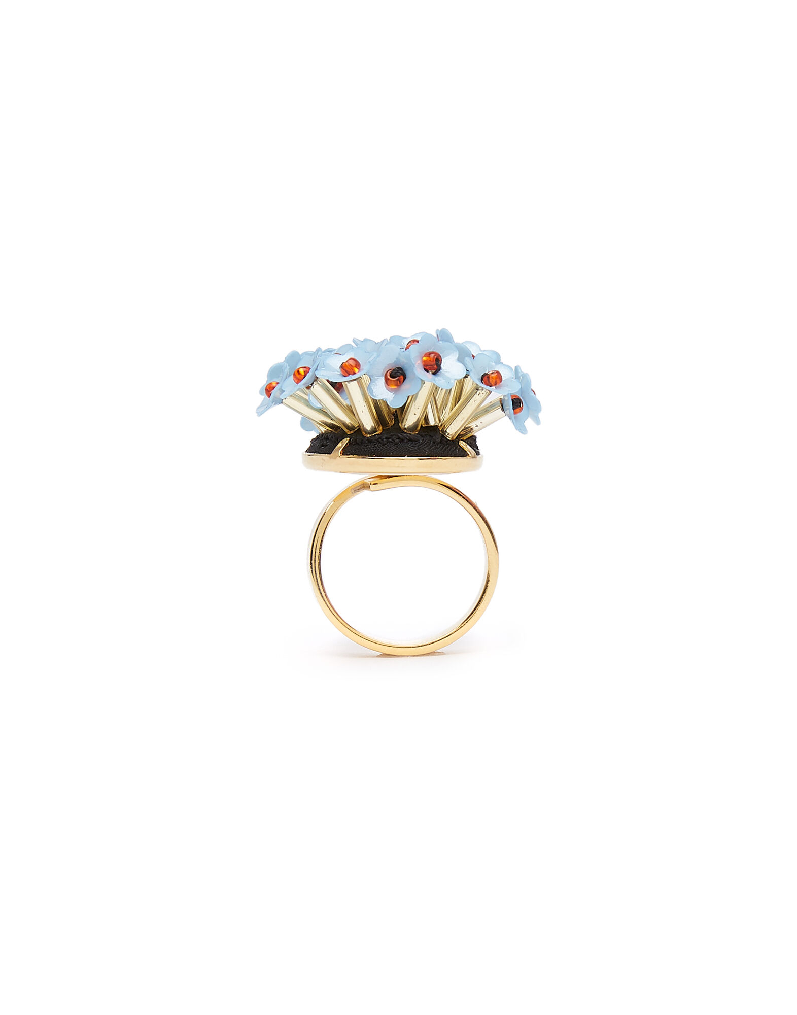 La DoubleJ Blossom Ring Fiori Azzurri RIN0001BRA001FIO0004