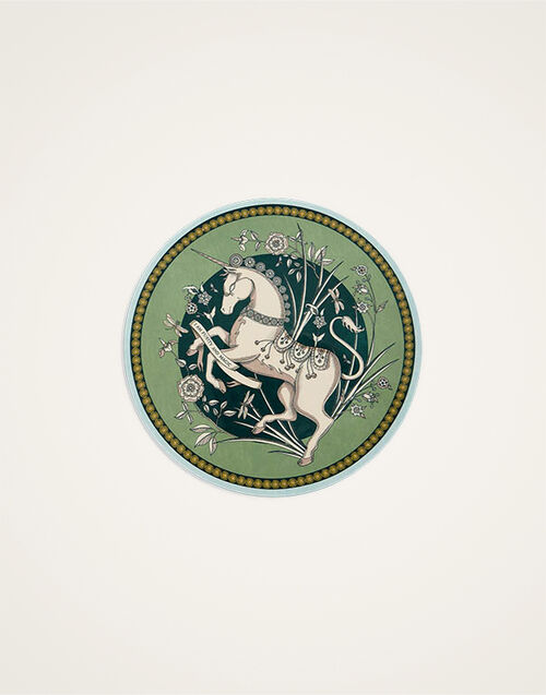 La DoubleJ Disk Placemat The Unicorn PMT0016CRK001UNI01GR01