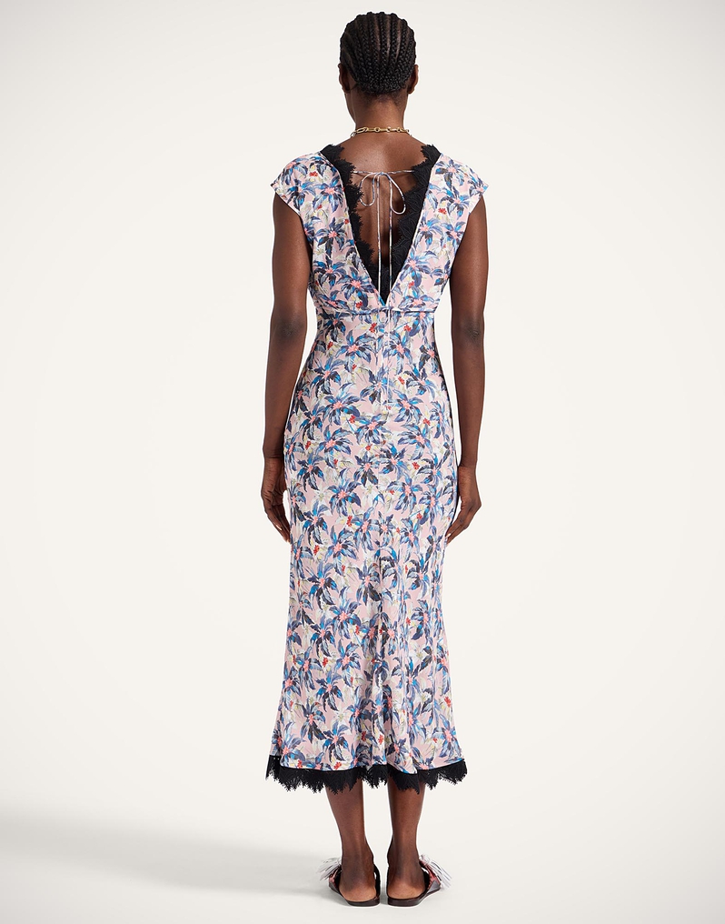 La DoubleJ Luna Dress La DoubleJ Luna Dress Mini Tropicana Mauve DRE0898VIS019TRC02PU06