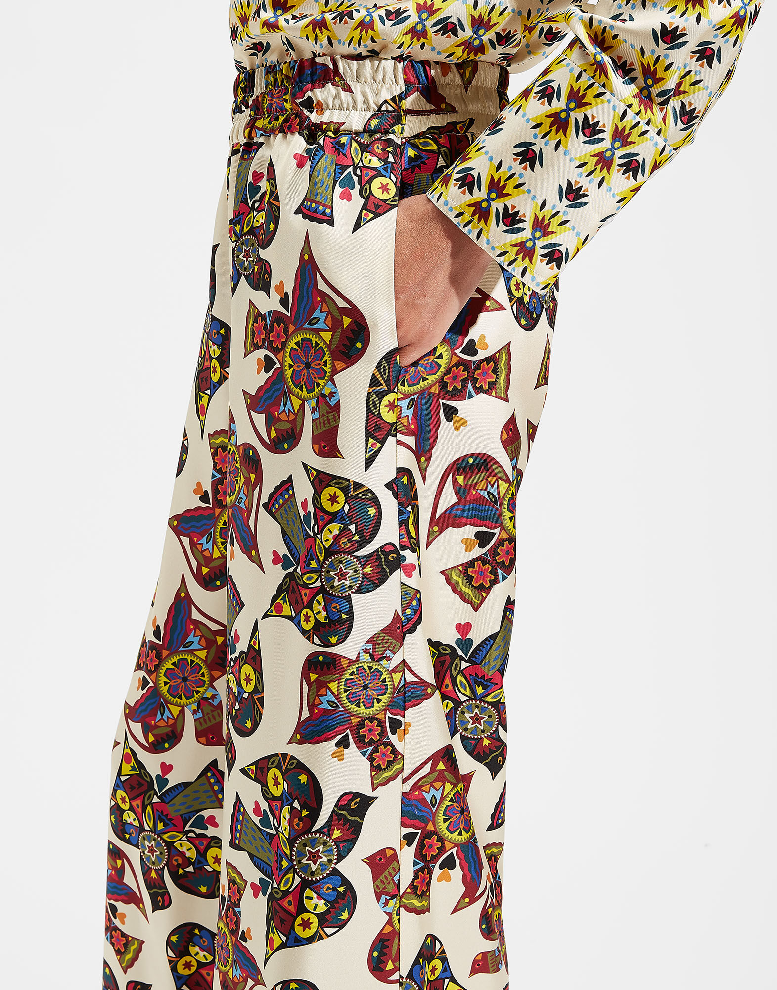 LaDoubleJ Palazzo Pants Piccolo Dove TRO0003SIL001PCD0001