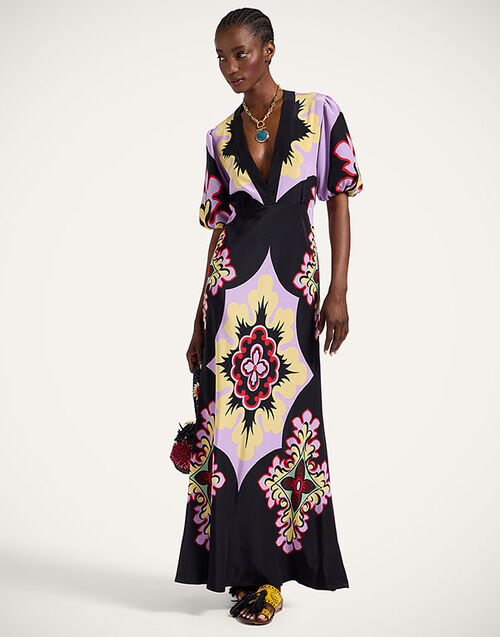 La DoubleJ Marlene Dress Palazzo Placée Lilac DRE0869CRE001PAL08PU02