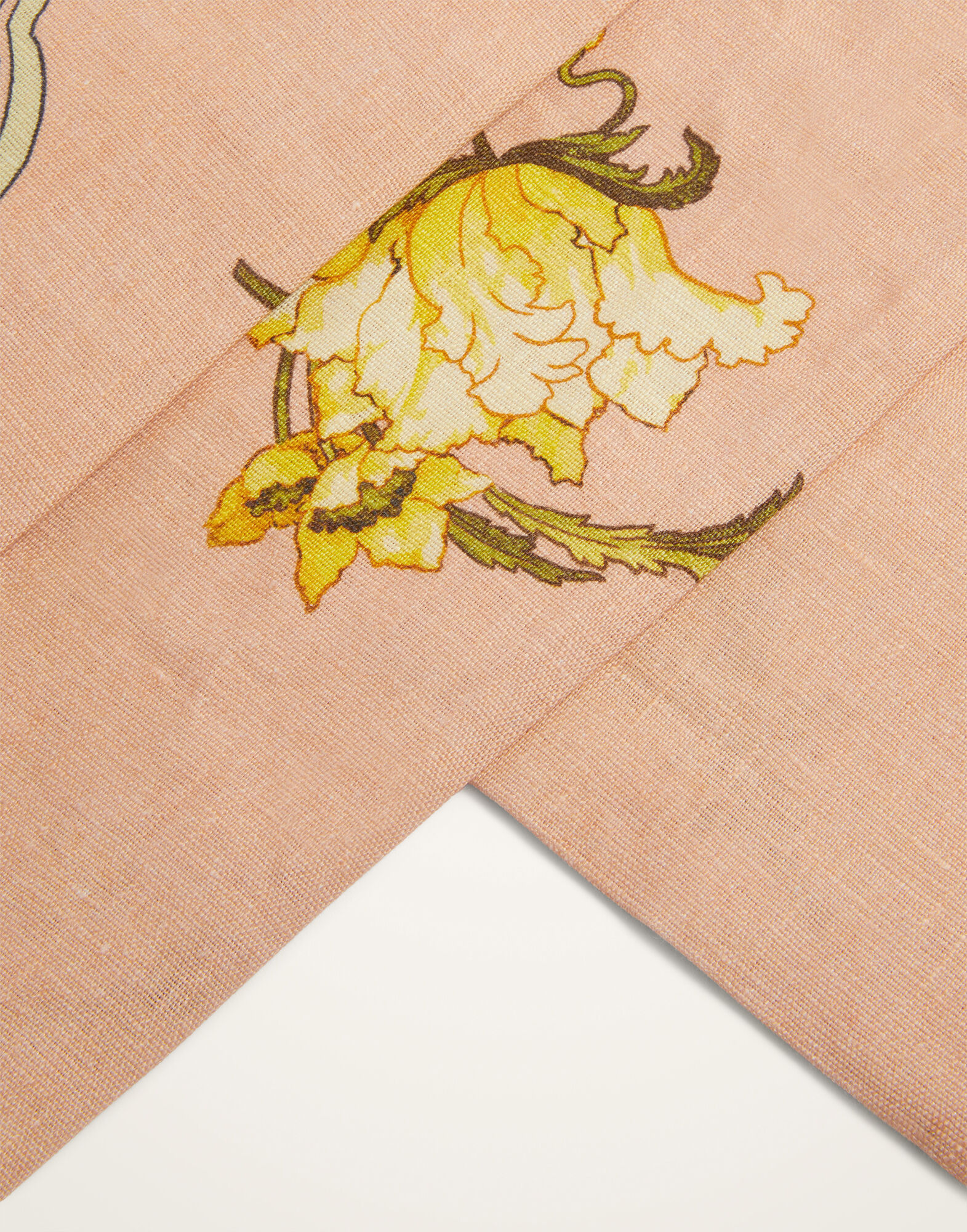 La DoubleJ Large Tablecloth Nymph Bloom Plac&eacute;e Blush TBC0018LIN008NYB02PI07