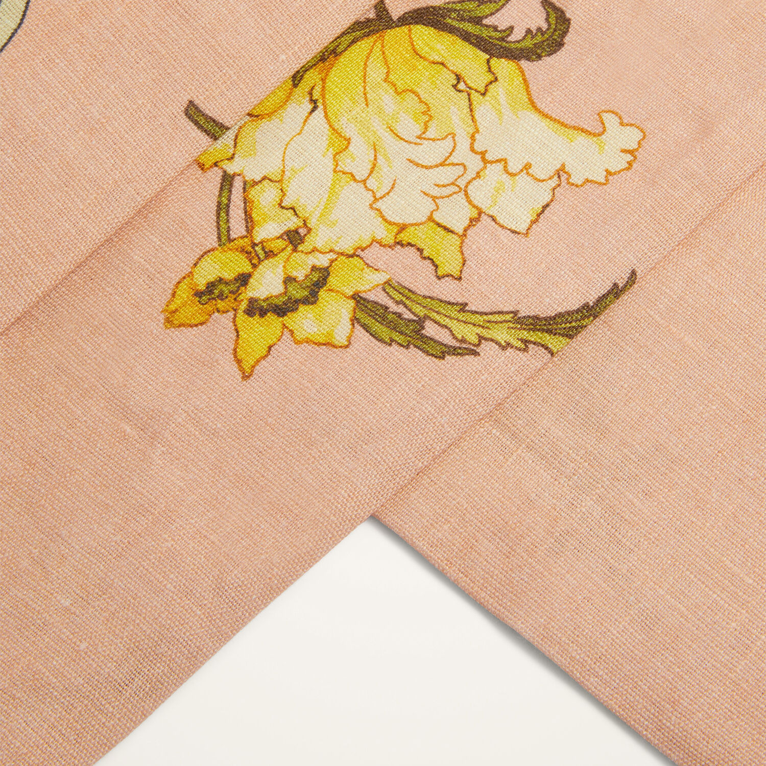  La Doublej Tablecloths Women - Large Tablecloth Nymph Bloom Placée Blush One Size 100% Linen 