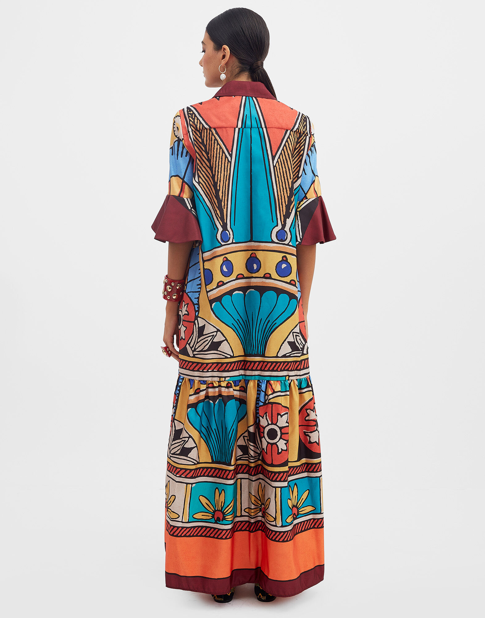 La DoubleJ Artemis Dress Philae Plac&eacute;e DRE0176FAI004PHI01MU01