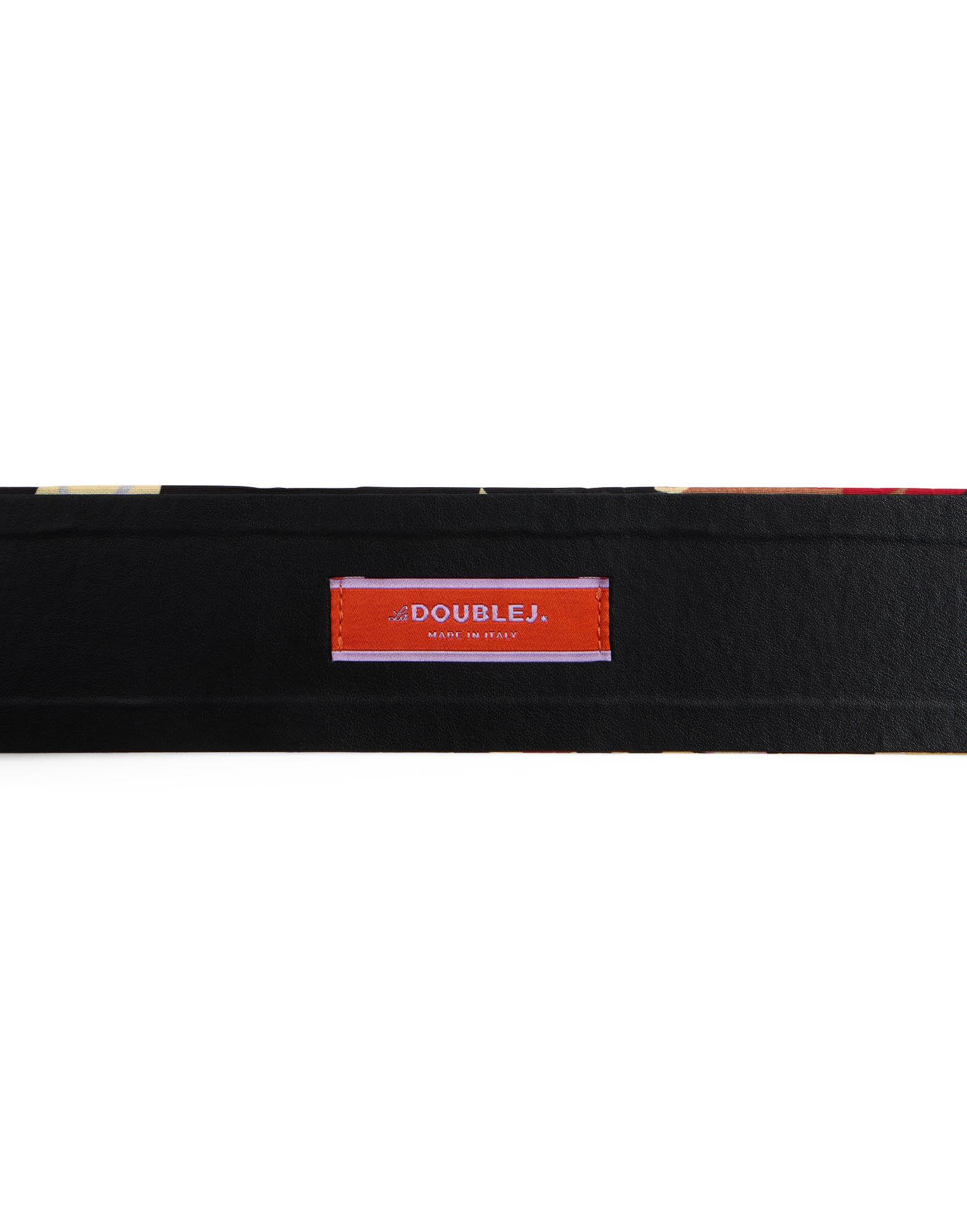 La DoubleJ Medium Belt Lark Black BEL0007FAI004LAR01BL01