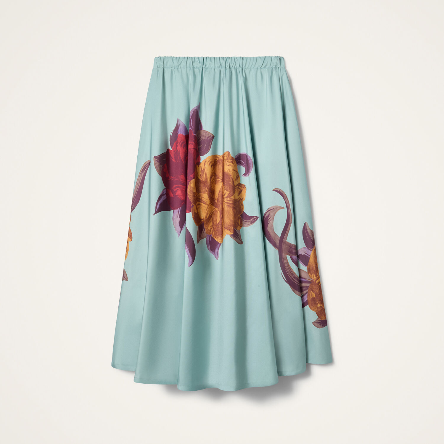 La Doublej Drawstring Skirt In Green