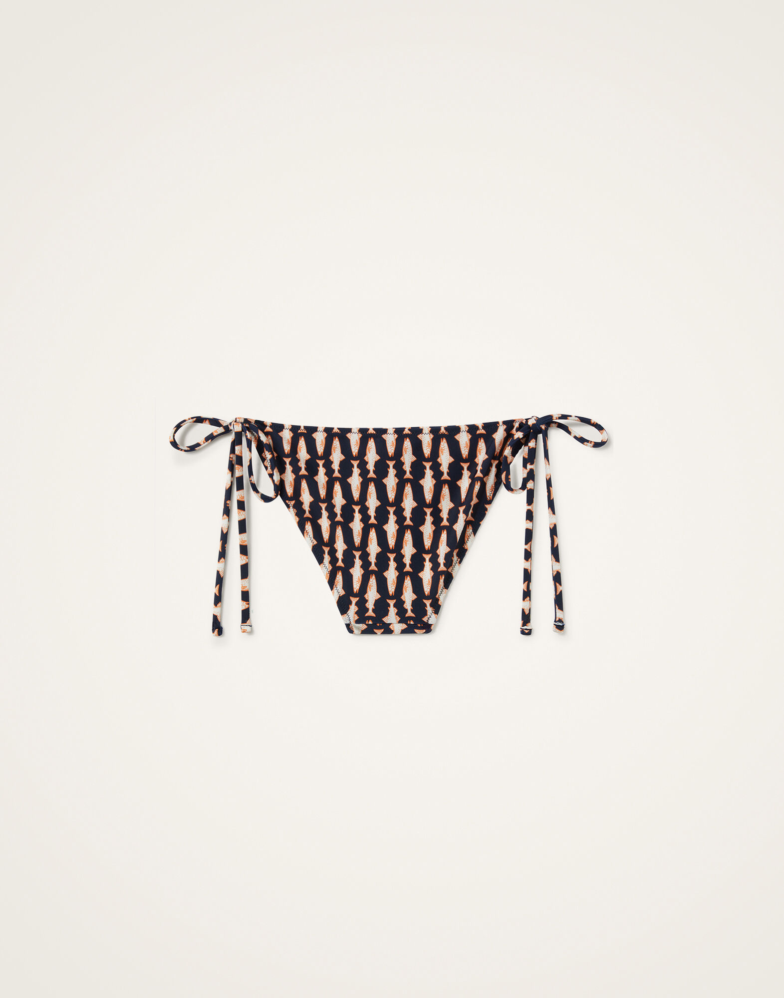 La DoubleJ String Bikini Bottom Pesciolini Blue SWI0004LYC001PES04BU03