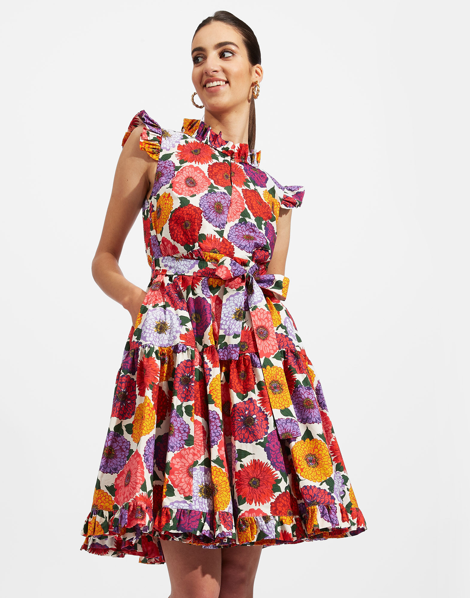 La DoubleJ Short And Sassy Dress Zinnie DRE0003COT001ZIN0001