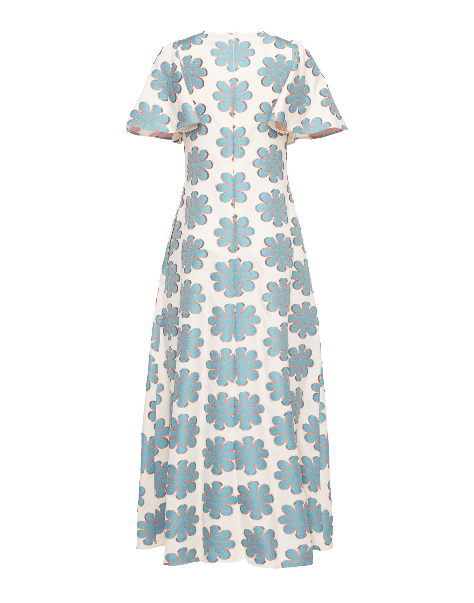 La DoubleJ Proper Dress Daisy Turquoise DRE0332JAC028DAY0011