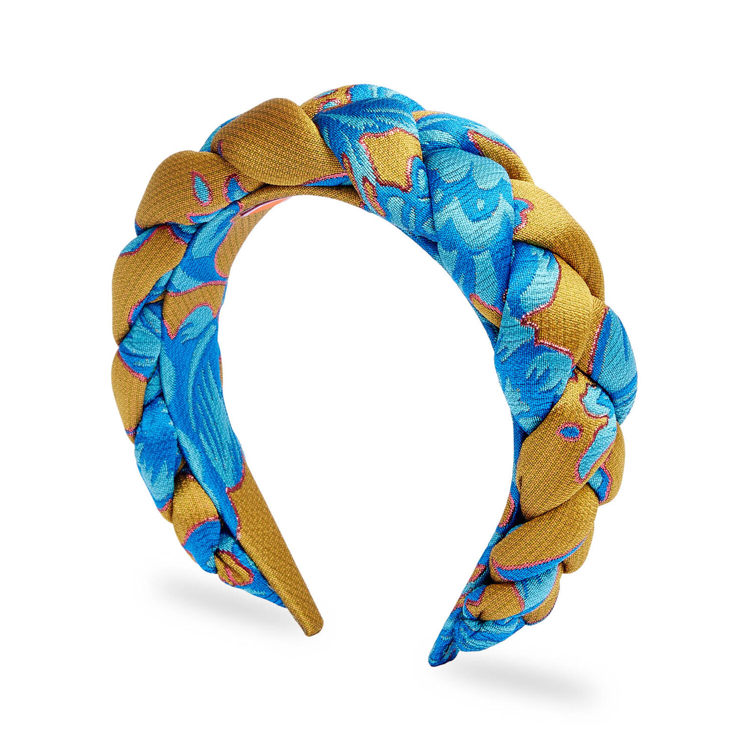 La Doublej Rapunzel Braided Headband In Hottie Turquoise