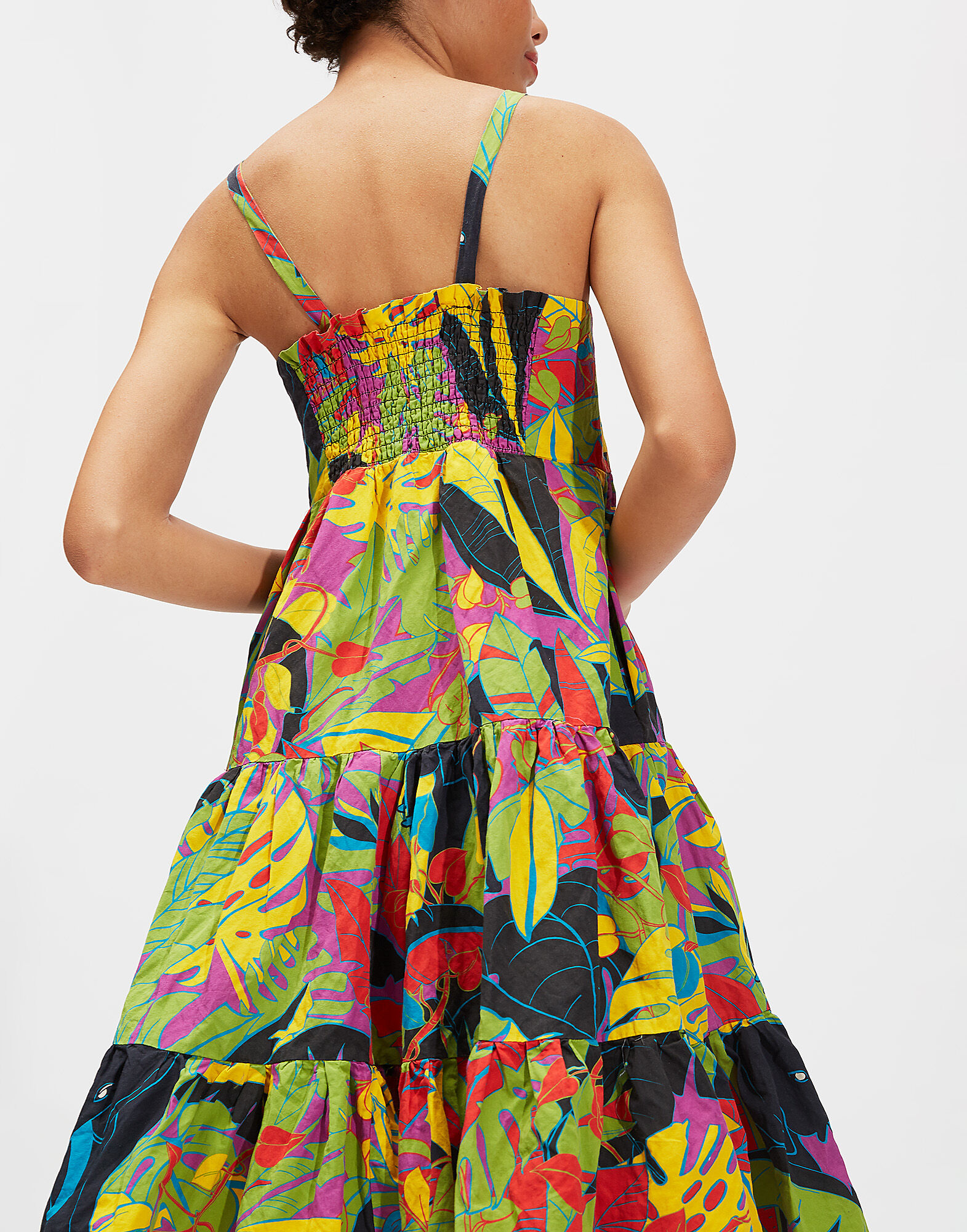 LaDoubleJ Short Bouncy Dress Elefante DRE0057COT004ELE0001