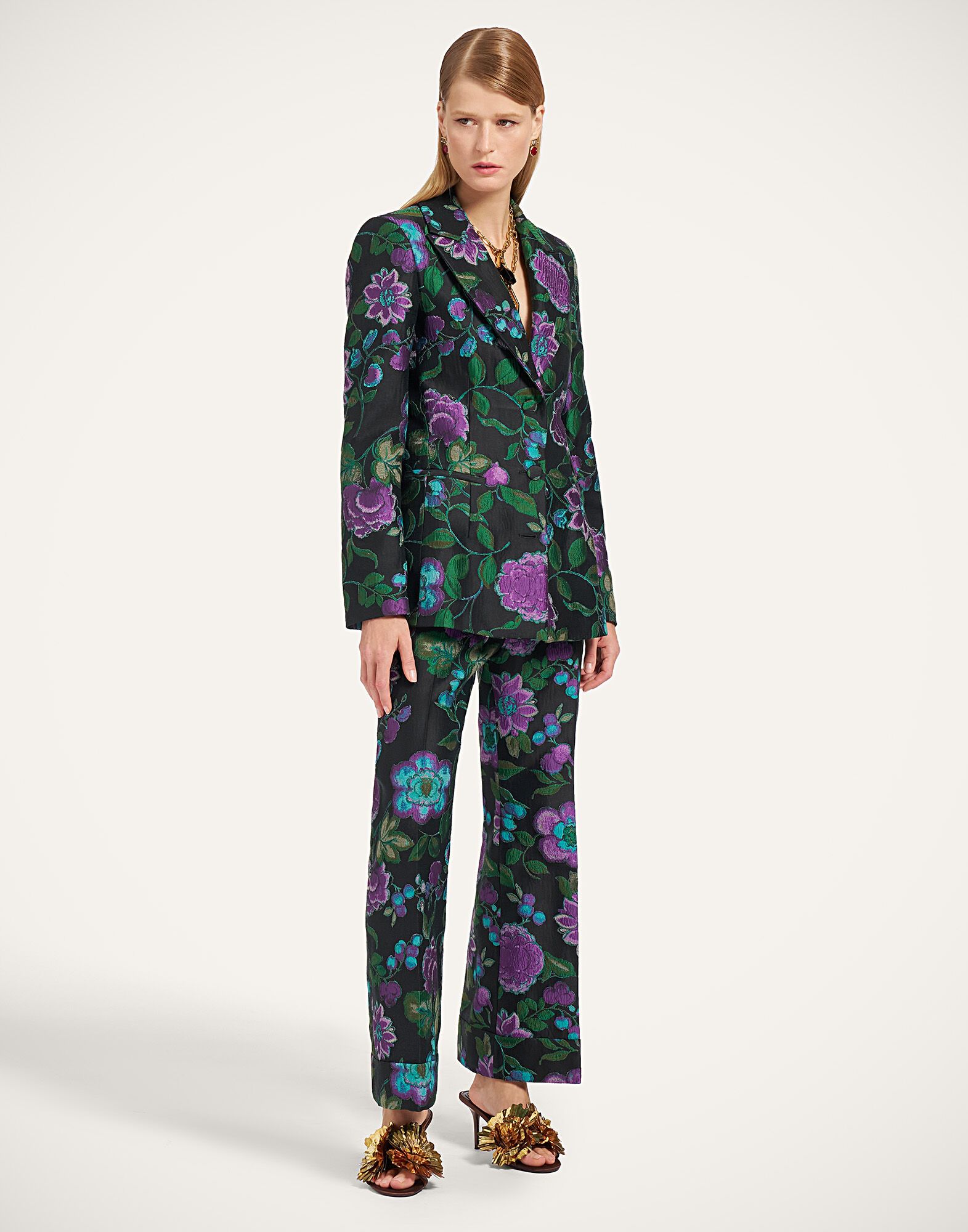 La DoubleJ 24/7 Jacket Bis Botanical Black JAC0063JCQ144BOT01BL01