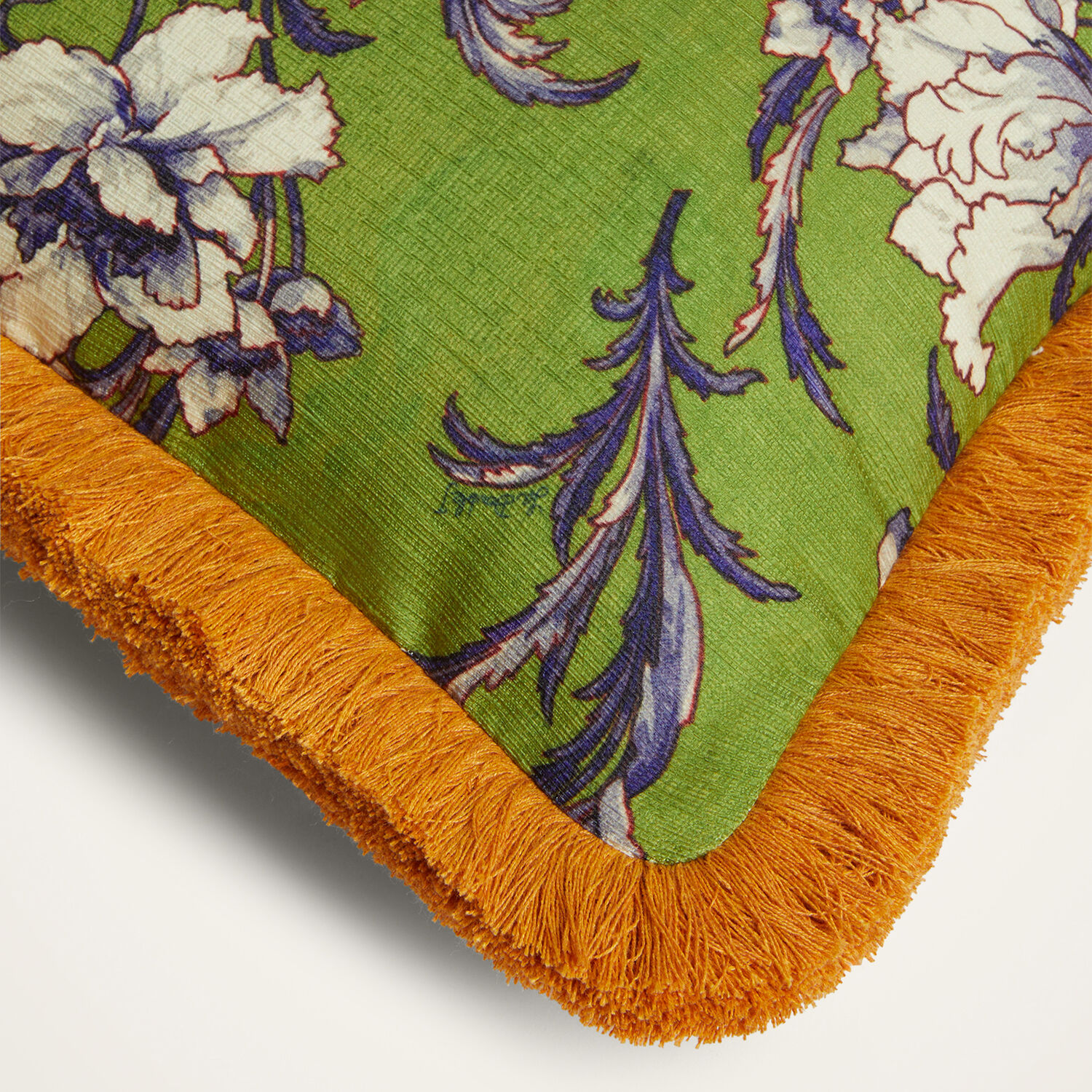  La Doublej Cushions & Poufs Gend - Outdoor Cushion (45x45) Nymph Bloom Fiesole Green One Size 100% Polyester 