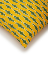 La DoubleJ Cushion &#40;45X45&#41; Como Fish Yellow CUS0013COT034CMF0001