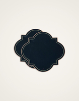 La DoubleJ Medallion Placemats Set Of 2 La DoubleJ Medallion Placemats Set Of 2 Solid Navy PMT0028ACR003SOLIDBU06
