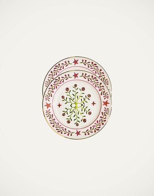 La DoubleJ Dessert Plates Set of 2 La DoubleJ Dessert Plates Set of 2 Eye Vines DIS0063CER001HLE0001