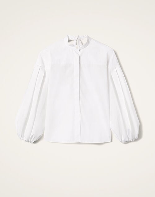 La DoubleJ Share Your Screen Shirt La DoubleJ Share Your Screen Shirt Solid White SHI0117COT043SOLIDWH01