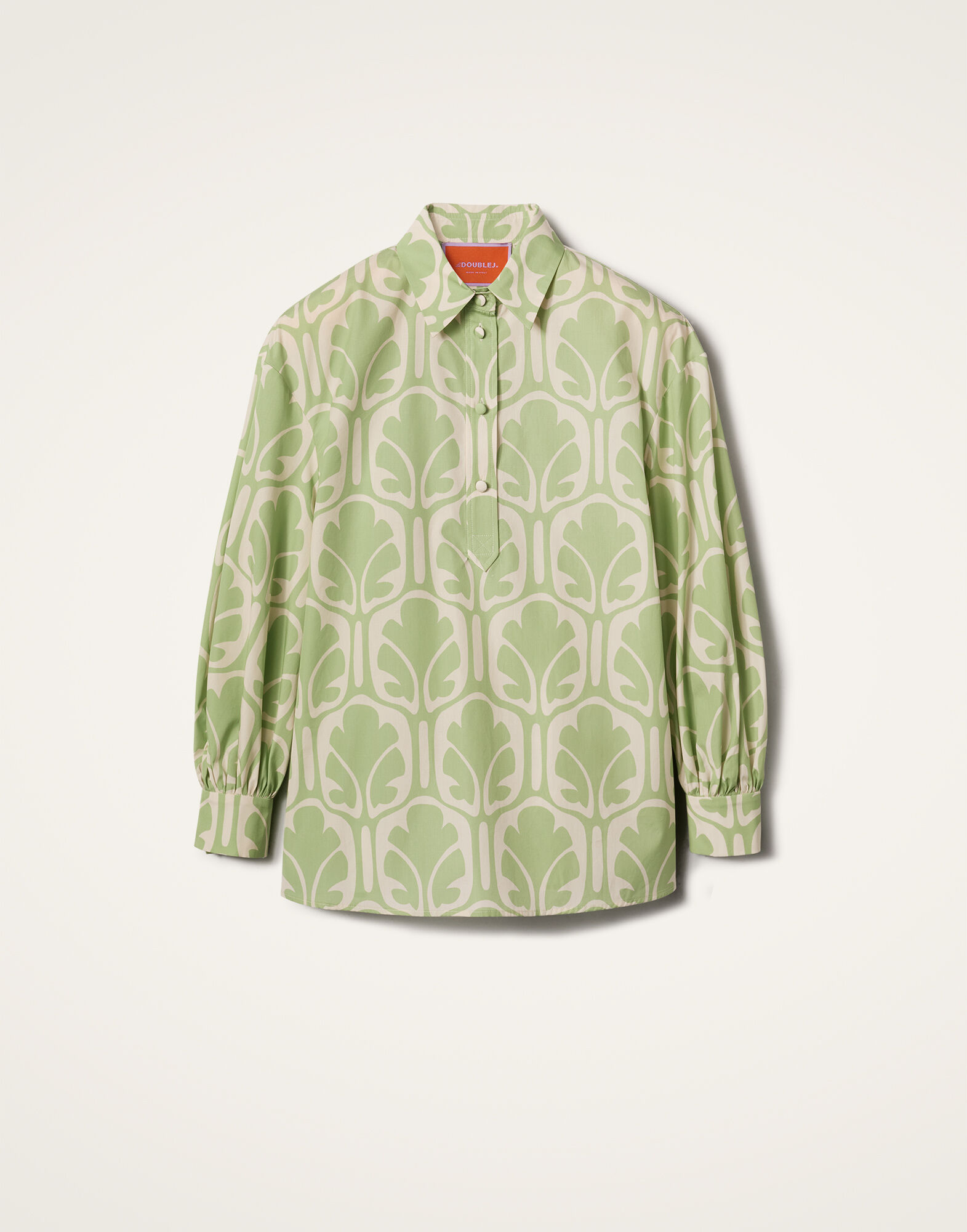 La DoubleJ Poet Shirt Grove SHI0055COT039GRV01GR05