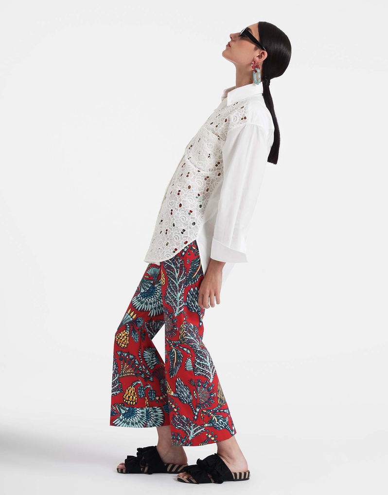 La DoubleJ Hendrix Pants La DoubleJ Hendrix Pants Sicomore Red TRO0014COT006SIC01RE01