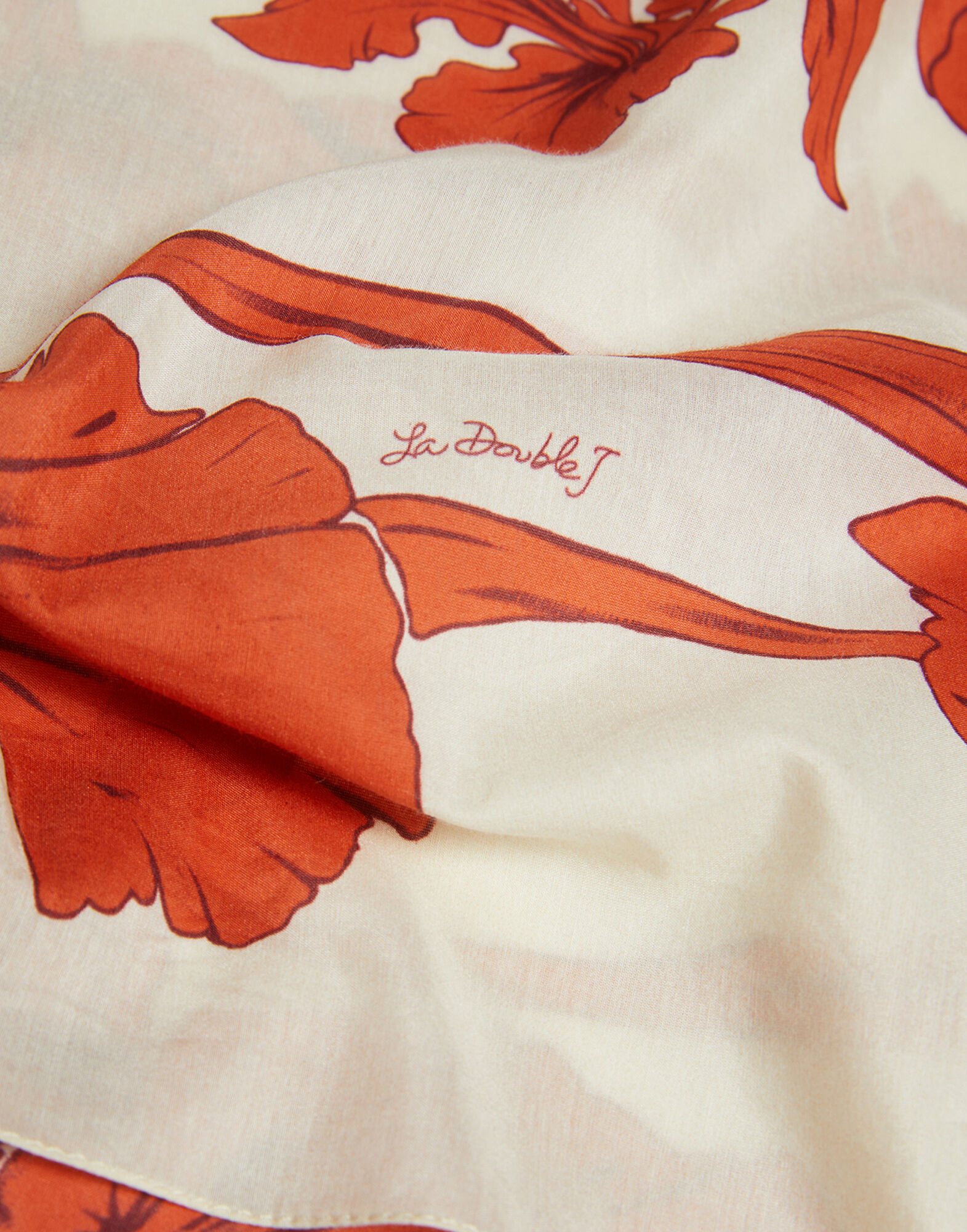 La DoubleJ Pareo Iris Plac&eacute;e Dark Orange SCA0052SIL010IRS07OR03