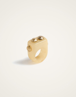 La DoubleJ Nefertiti Ring La DoubleJ Nefertiti Ring Solid Cream RIN0004POL005SOLIDWH03