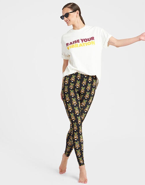 La DoubleJ Leggings Scarab Black TRO0013JER005SCA01BL01