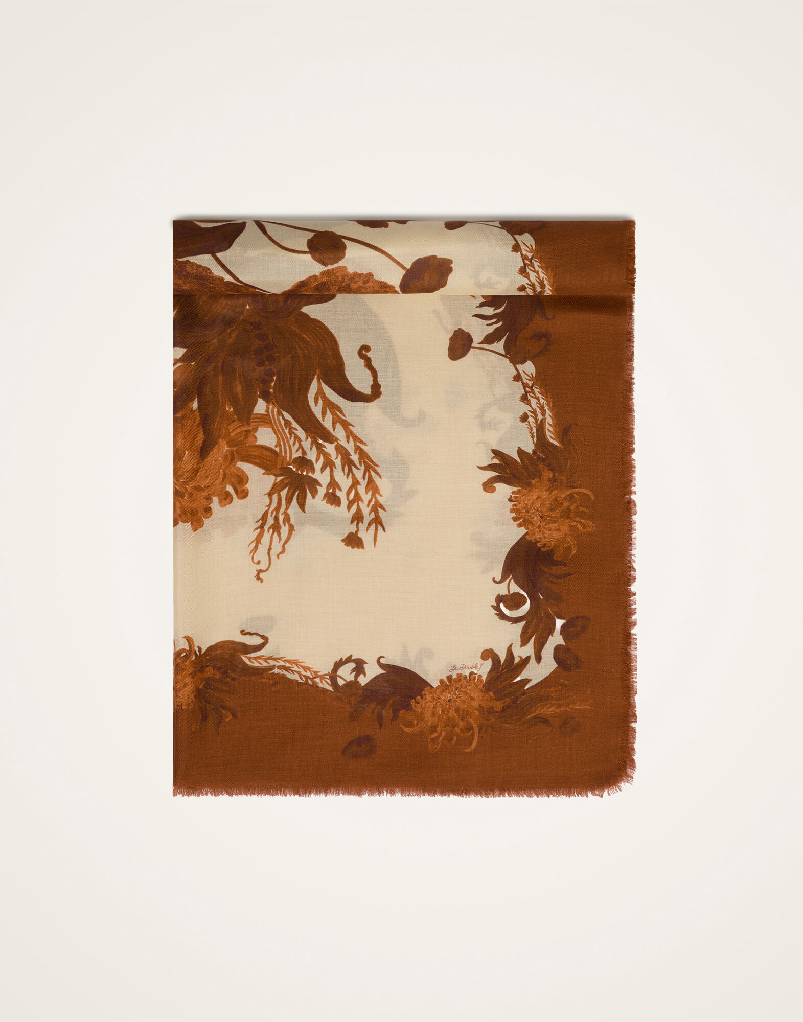 La DoubleJ Scarf Coven Plac&eacute;e Buttercream SCA0097MOS001COV05WH09