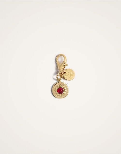 La DoubleJ Mineral Charm La DoubleJ Mineral Charm 24k Gold Plate CHM0011BRA003SOLIDRE01