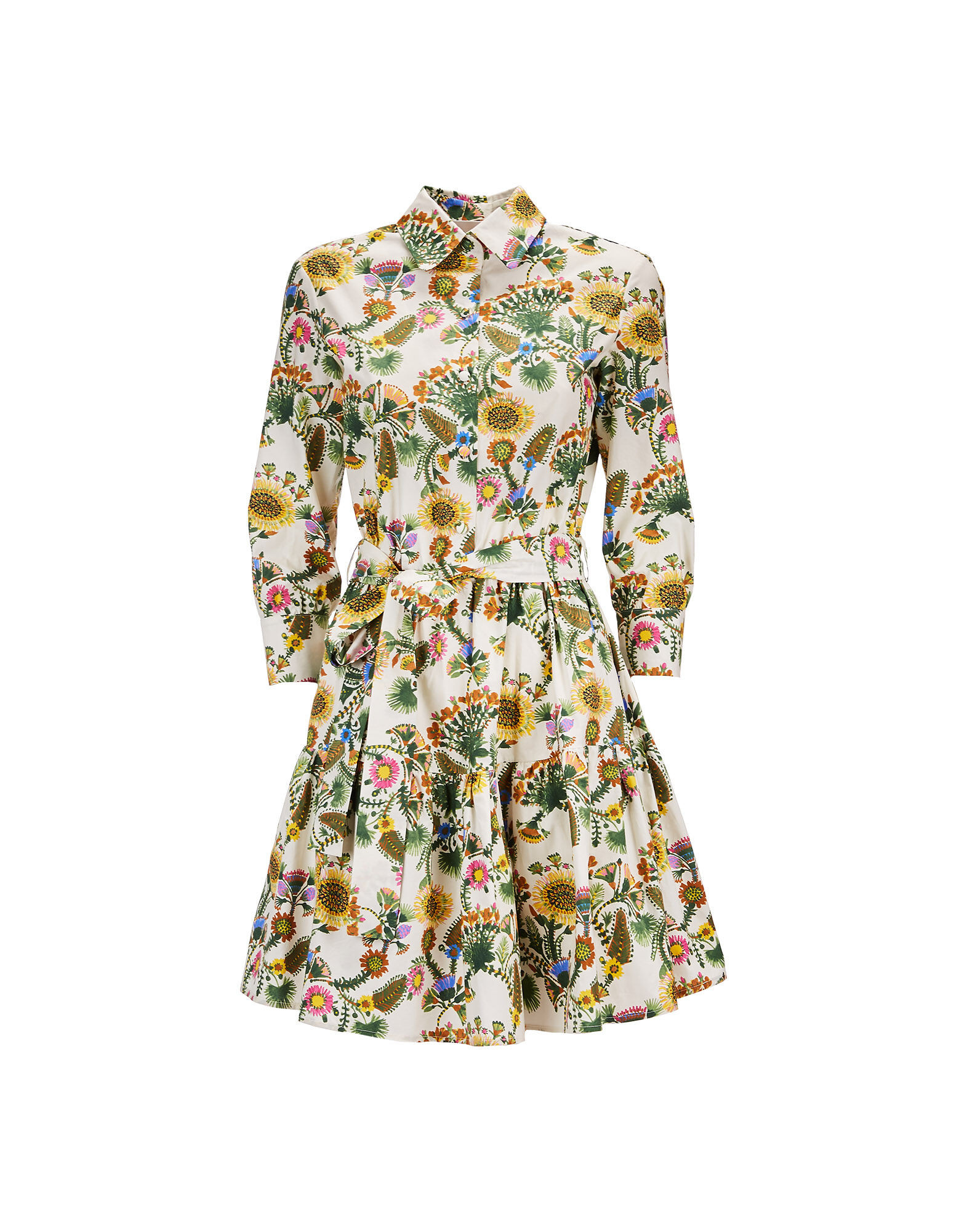 LaDoubleJ Short Bellini Dress Thistle DRE0121COT001THI0001