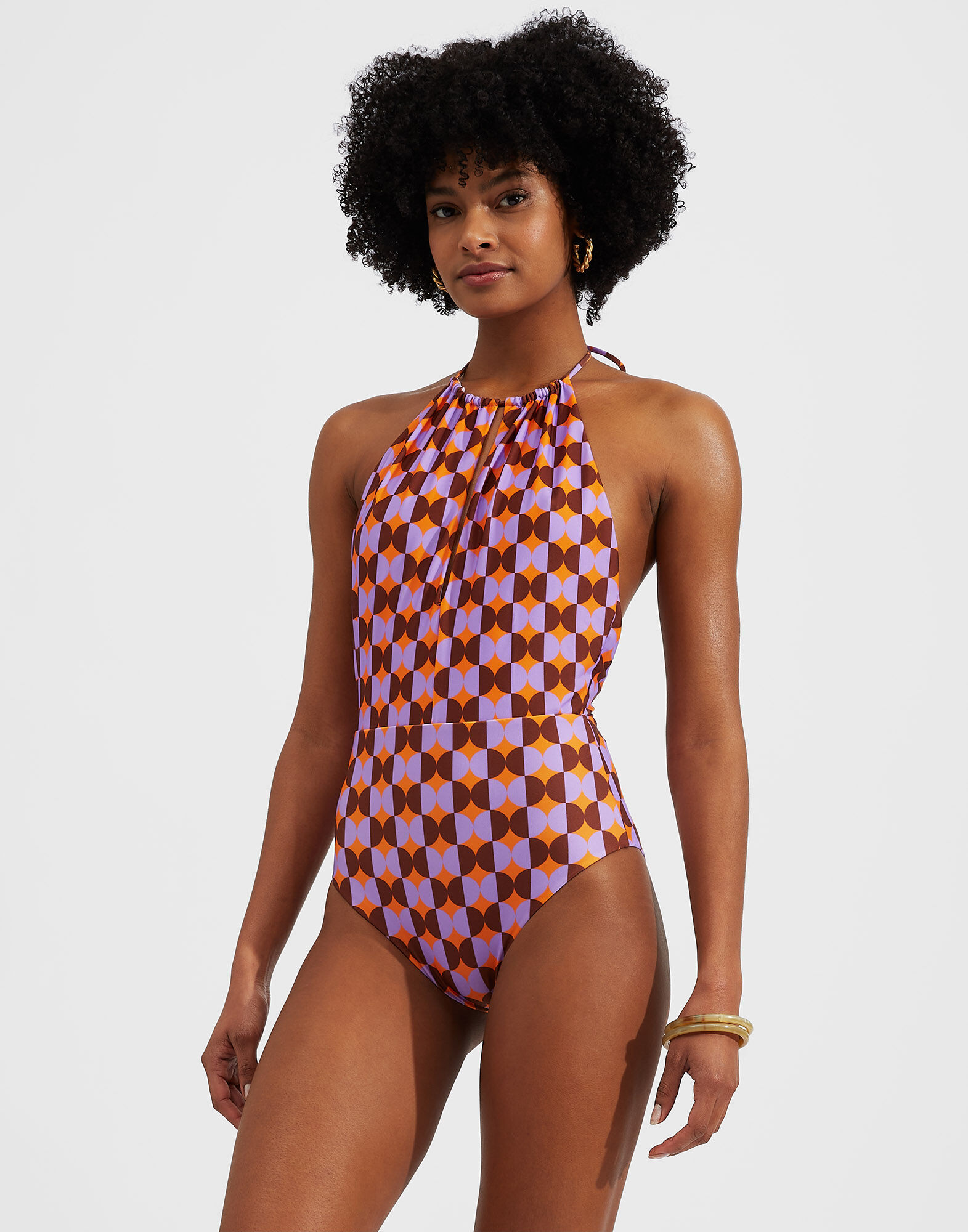 La DoubleJ Esther Swimsuit Mezzaluna Orange SWI0035LYC001MEZ0003