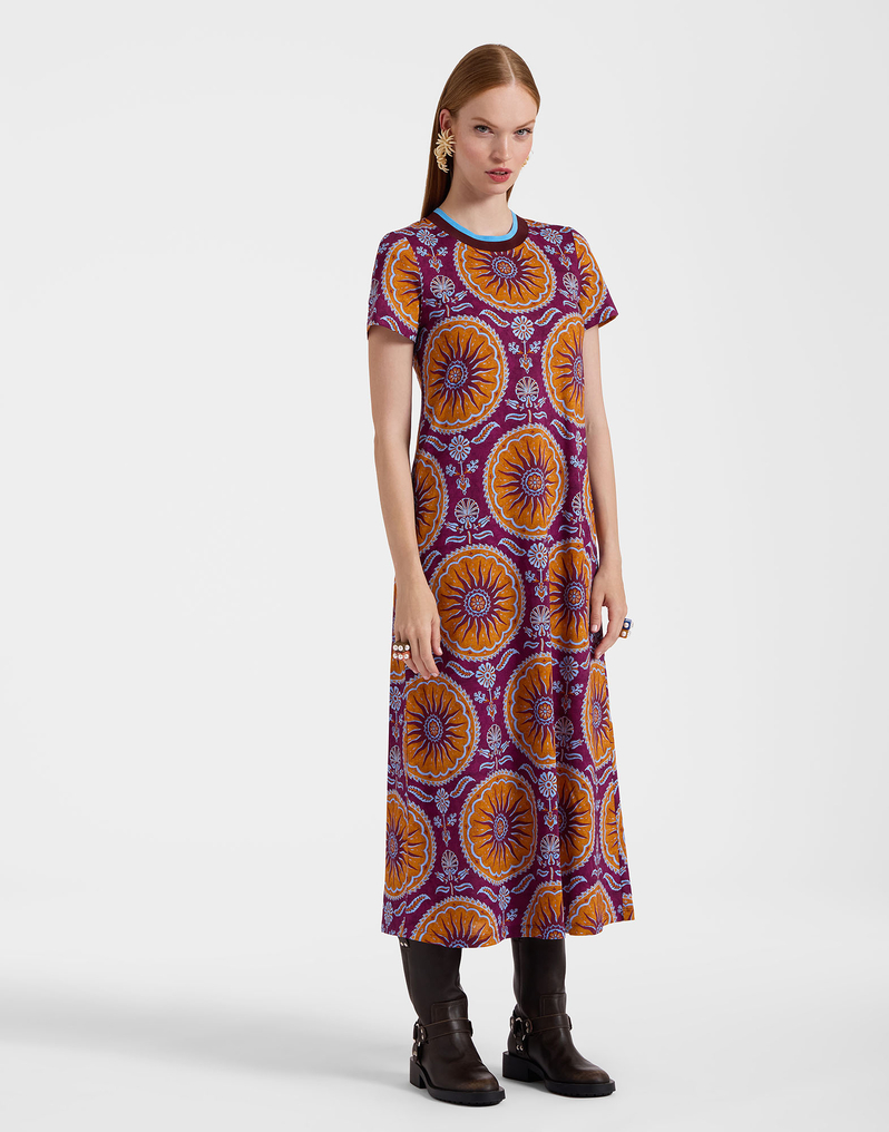 La DoubleJ Sporty Swing Dress La DoubleJ Sporty Swing Dress Sovereign Purple DRE0247JER002SOV01PU01