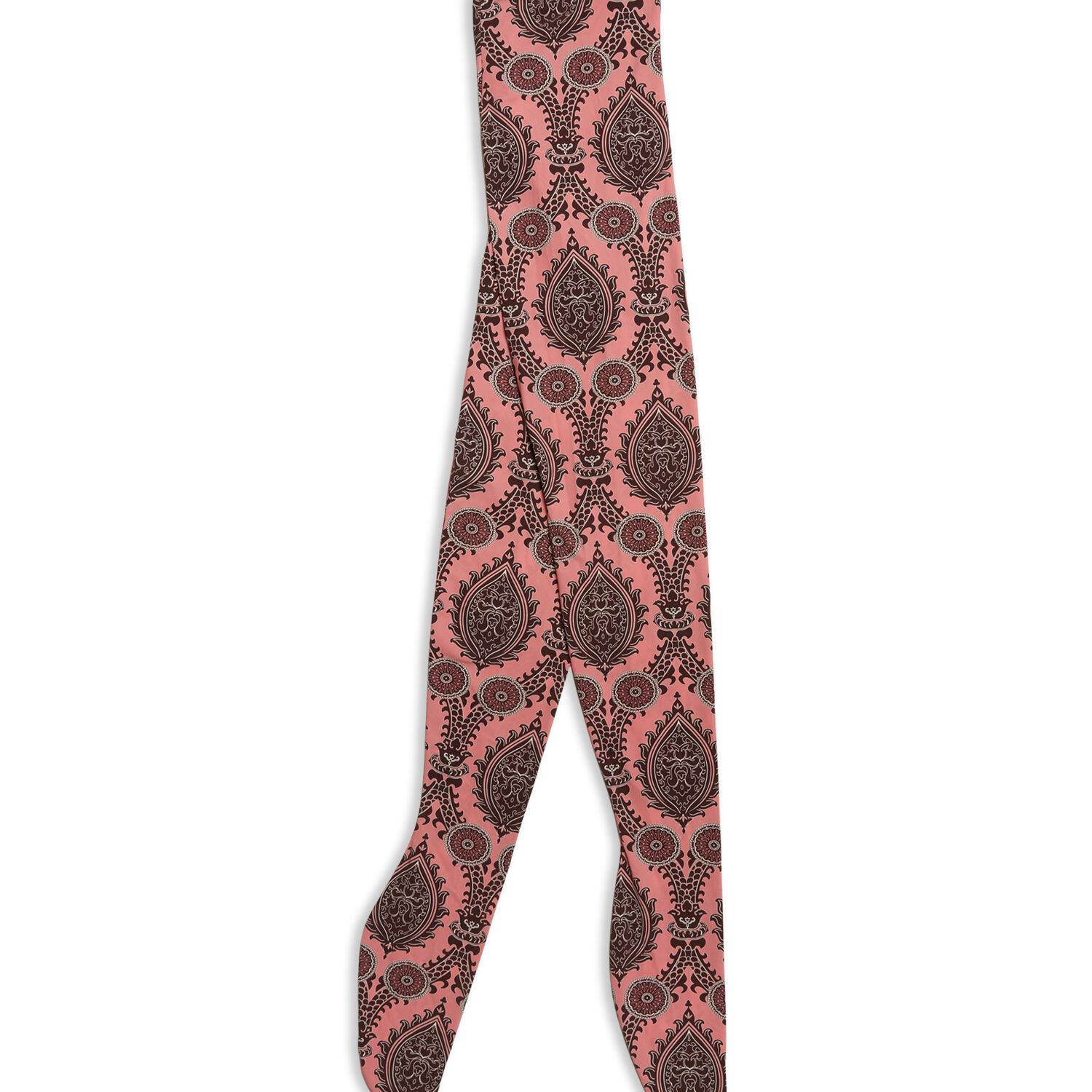 La Doublej Printed Tights In Oltrarno Pink