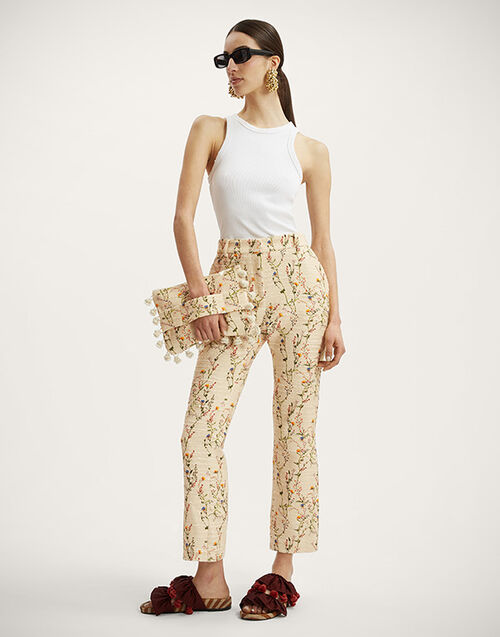 La DoubleJ 24/7 Pants Primavera Cream TRO0069COT051PRI01WH03