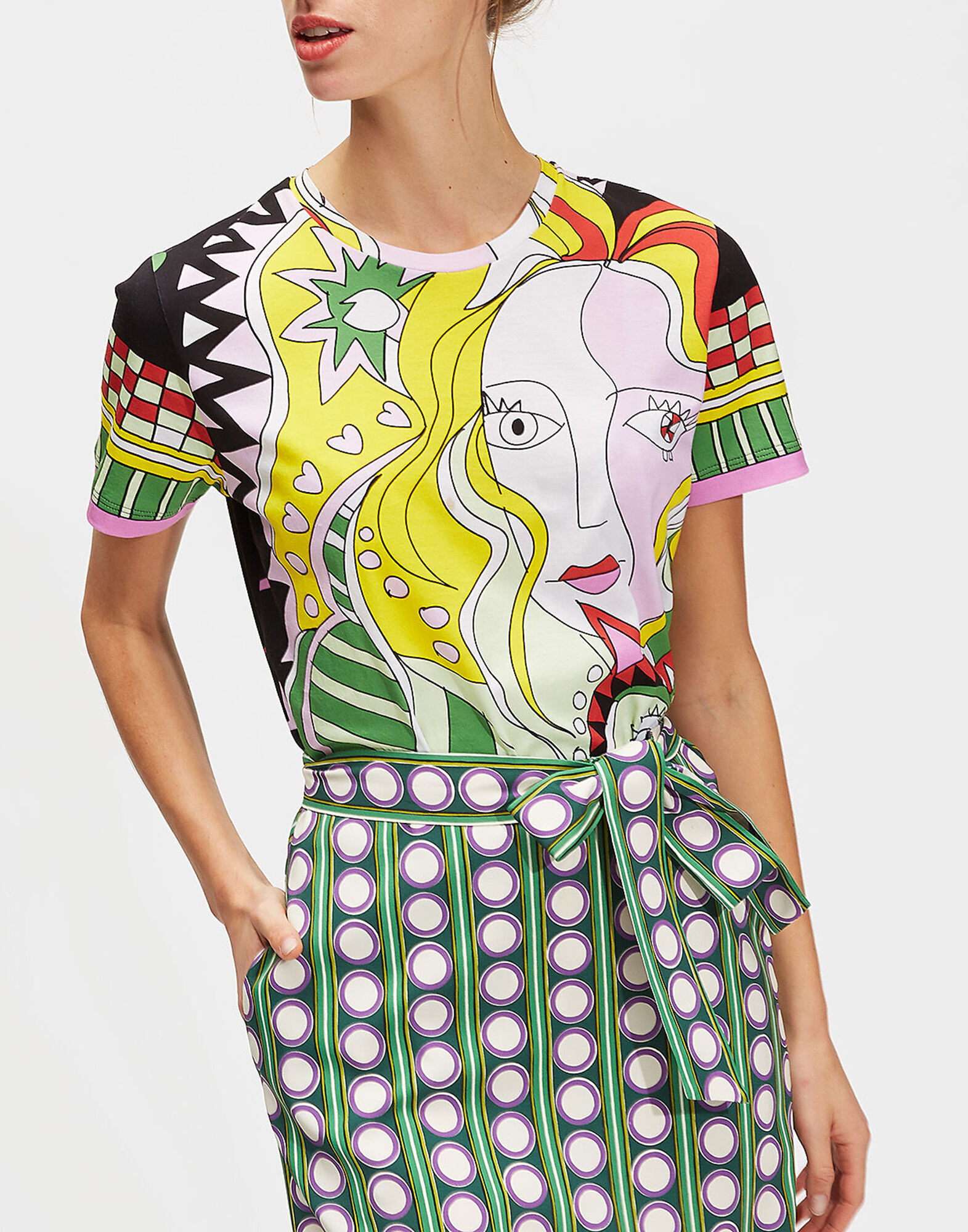 LaDoubleJ Total Goddess T-Shirt Athena Big Placed SHI0033JER009ATH0004