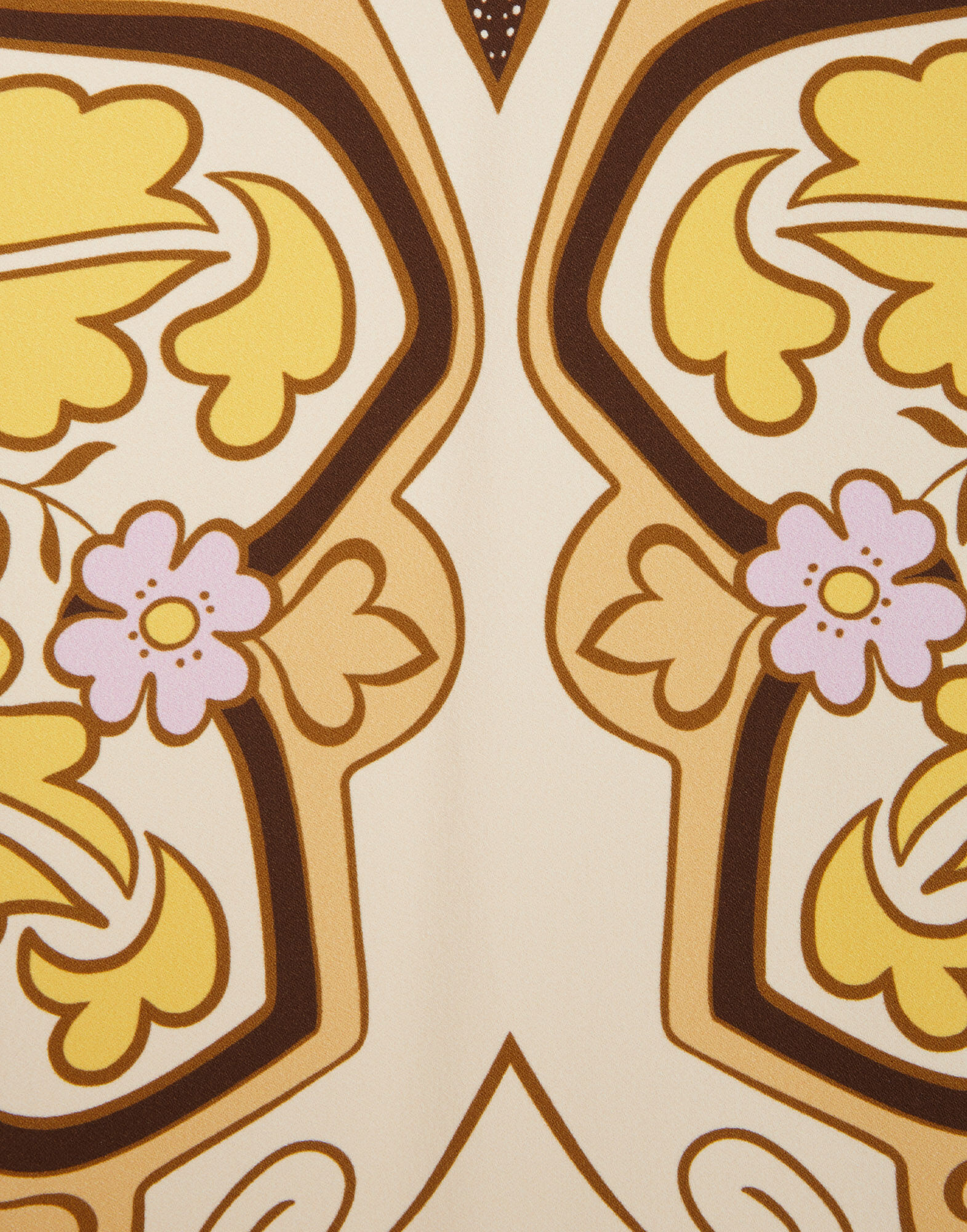 Mini Supreme Swing Dress in Spells Placée Yellow for Women | La DoubleJ